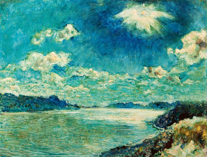 Arthur Illies - Sonne über der Elbe Sonne über der Elbe