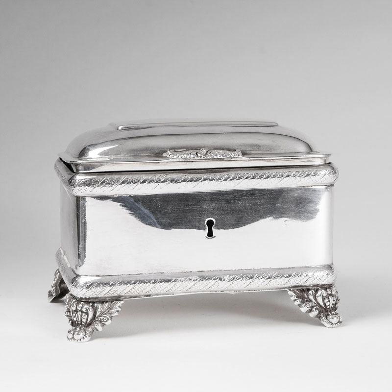 A Biedermeier sugar box