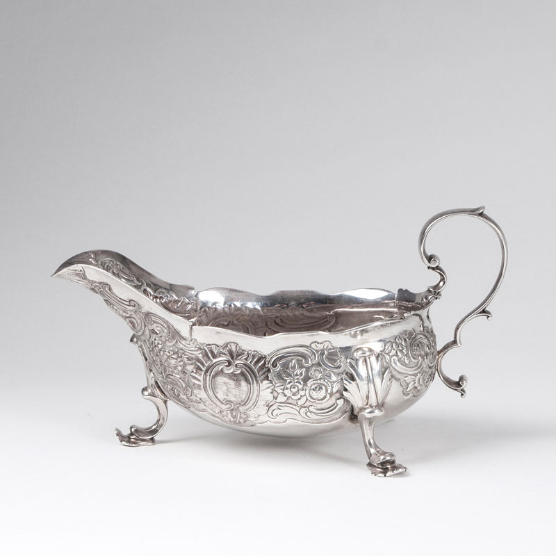 An Irish Rococo saucière