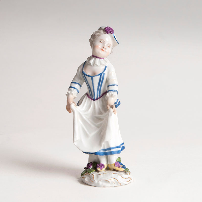 A porcelain figure 'Dancing Columbine'