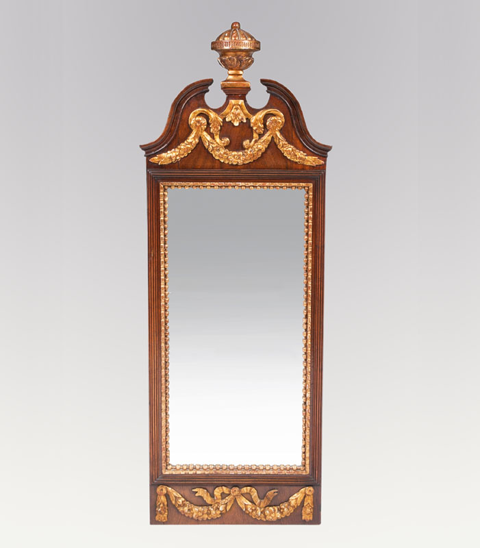 Am elegant Danish Louis-Seize mirror
