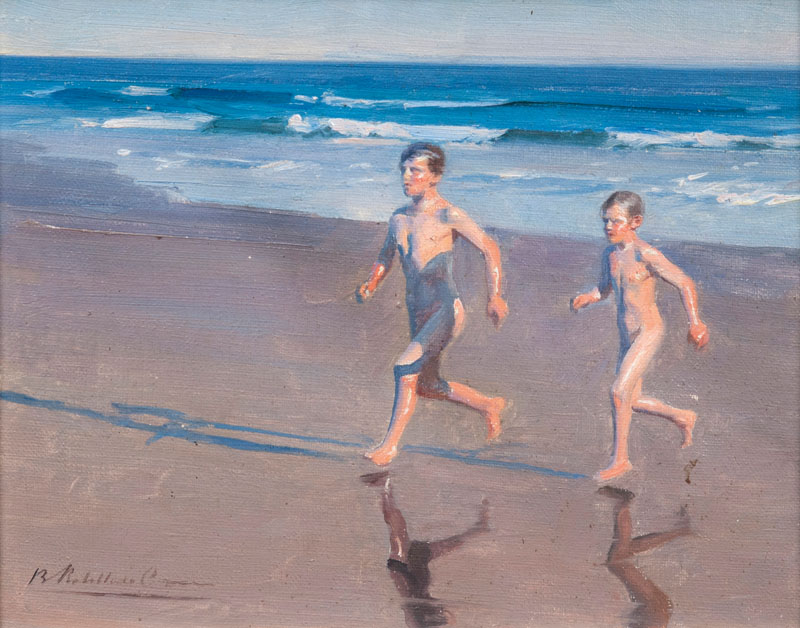 Two Boys on the Beach