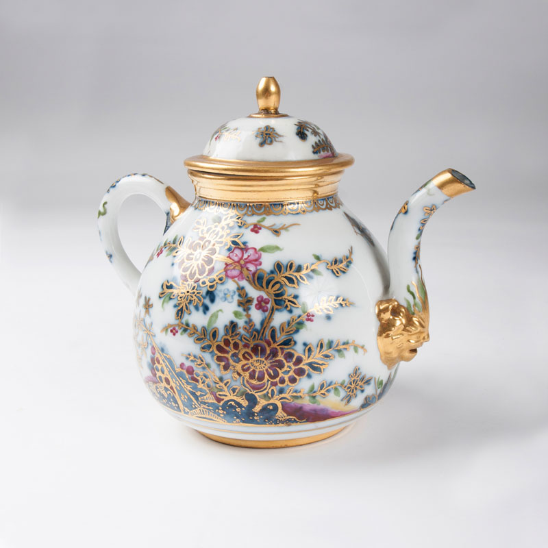 An early teapot with polychrome overlay - image 2