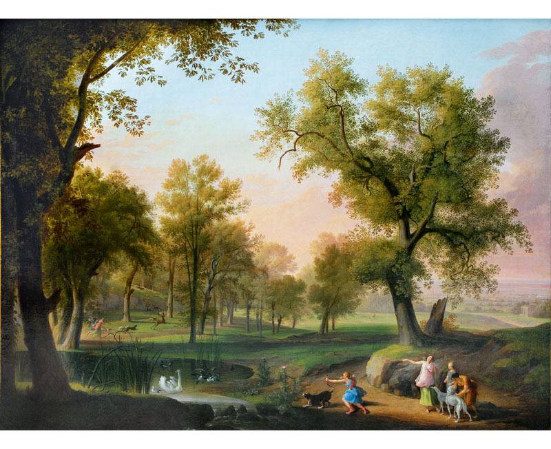 Campagna Landscape with Diana Hunting