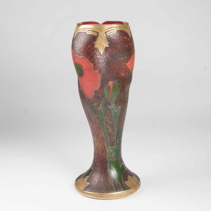 An Art Nouveau Vase with Poppies from the 'Indiana'-series - image 2