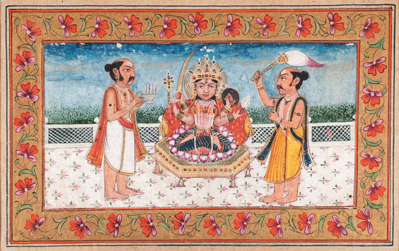 Album mit 23 exzellenten altindischen Miniaturen - Bild 2
