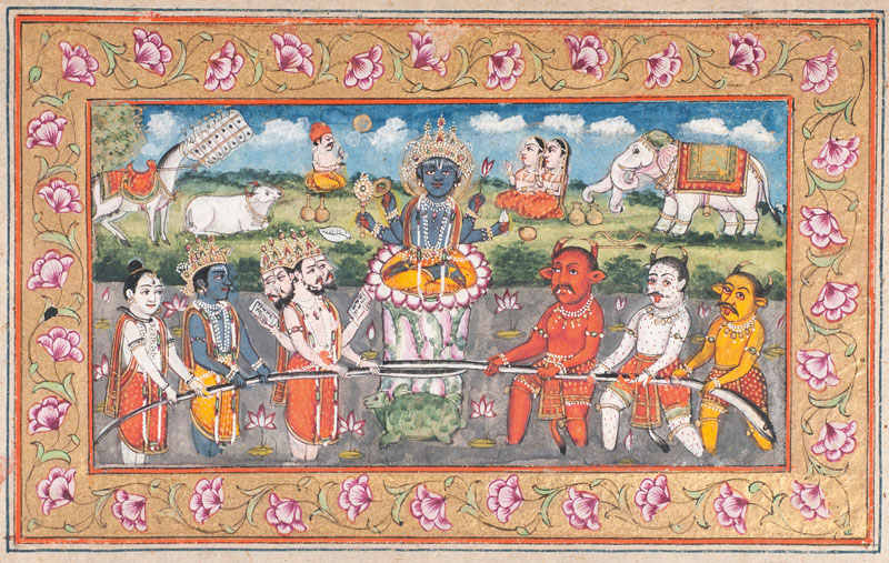 An album with 23 excellent Ancient India miniature paintings - image 5