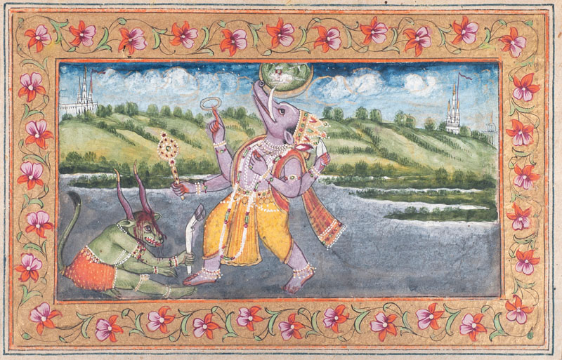 Album mit 23 exzellenten altindischen Miniaturen - Bild 6