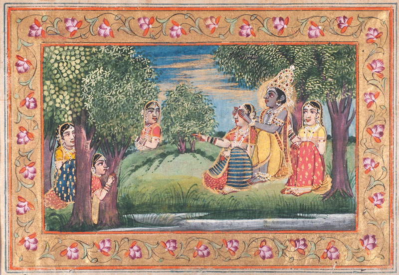 An album with 23 excellent Ancient India miniature paintings - image 7