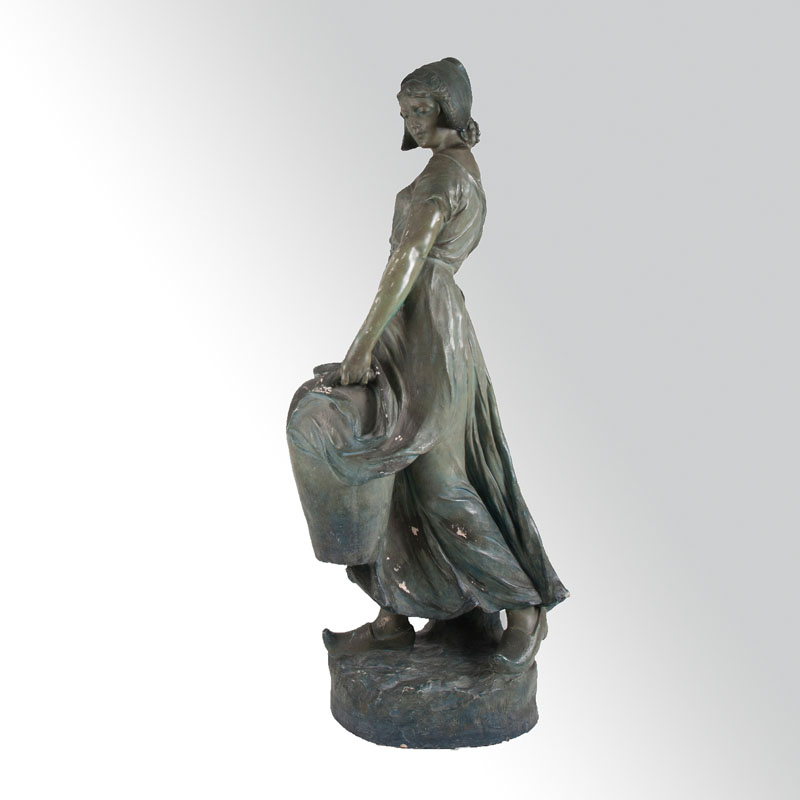 A Goldscheider figure 'Dutch girl holding a vase' - image 2