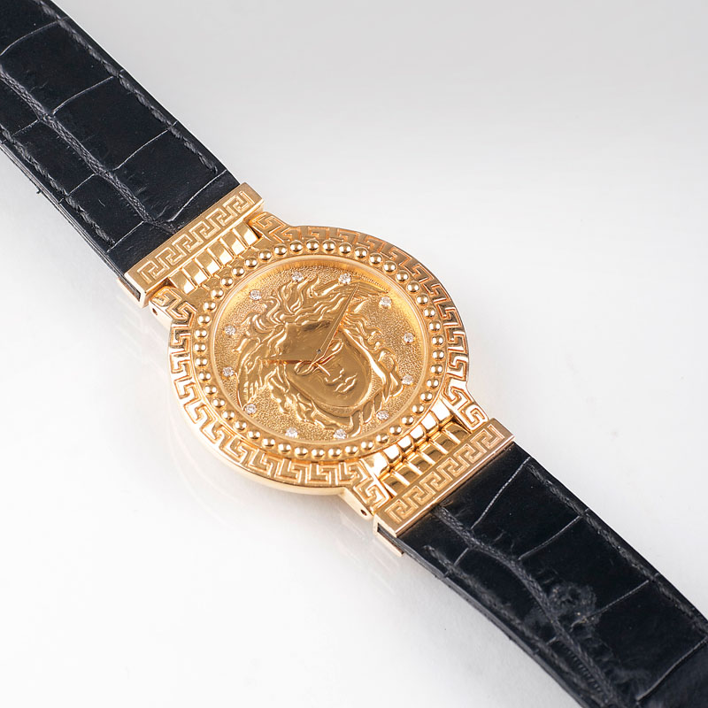 A lady's wristwatch 'Medusa' by Gianni Versace