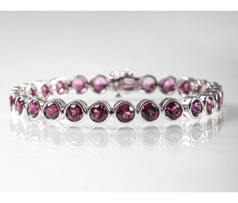 A very fine tourmaline bracelet