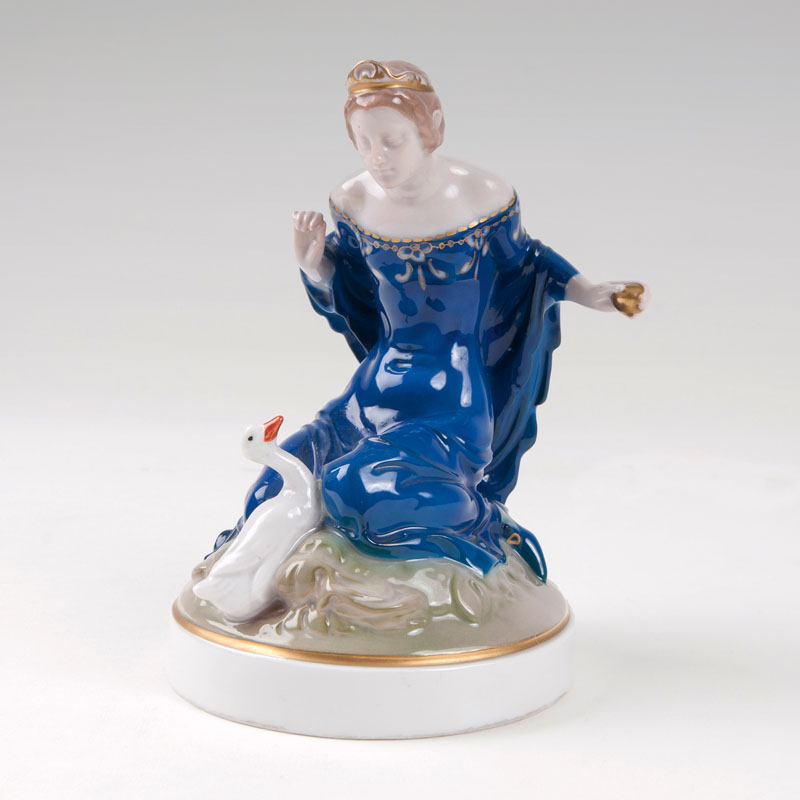 A porcelain group 'Two Princesses'