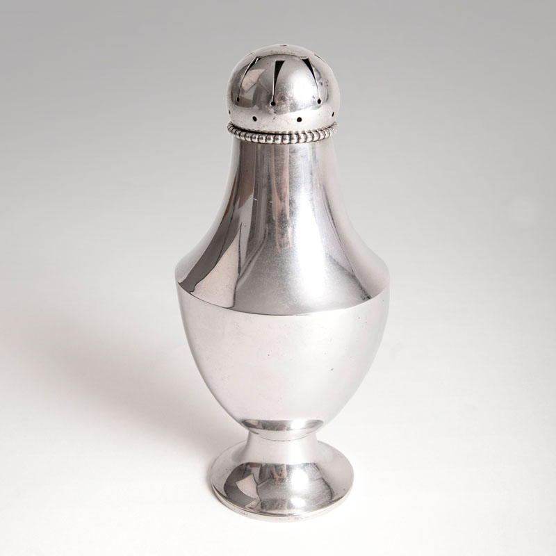 A large Art Deco sugar caster