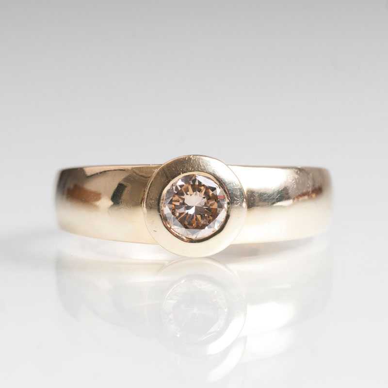 A solitaire ring