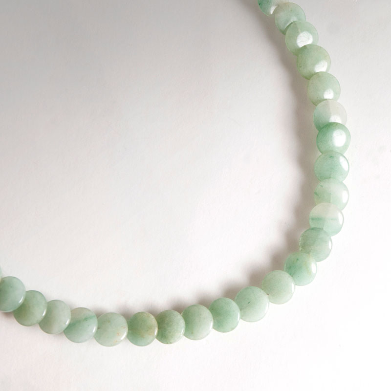 A jade necklace