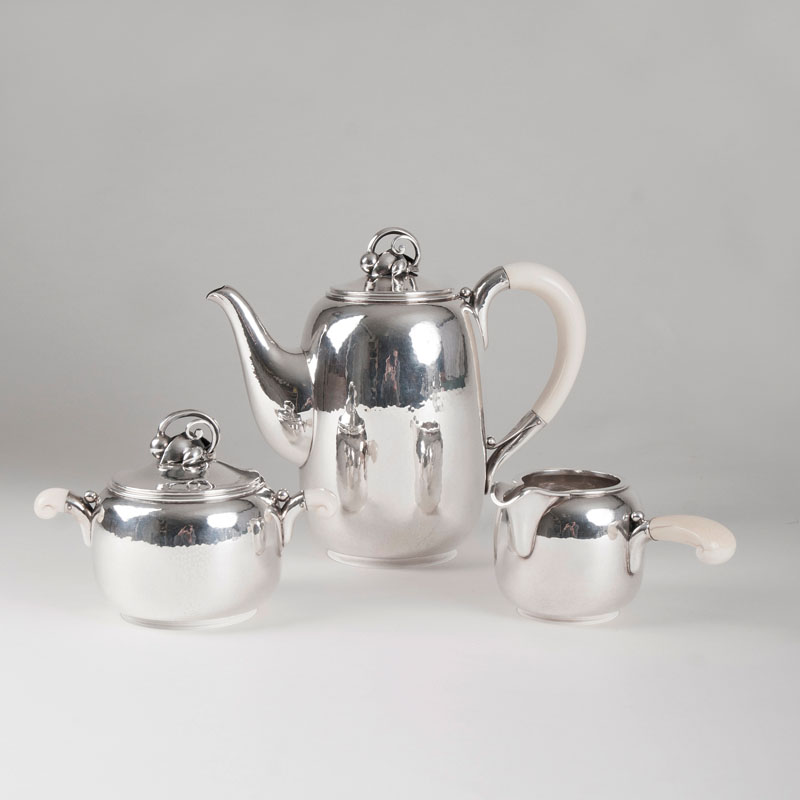 An Art Déco coffee set