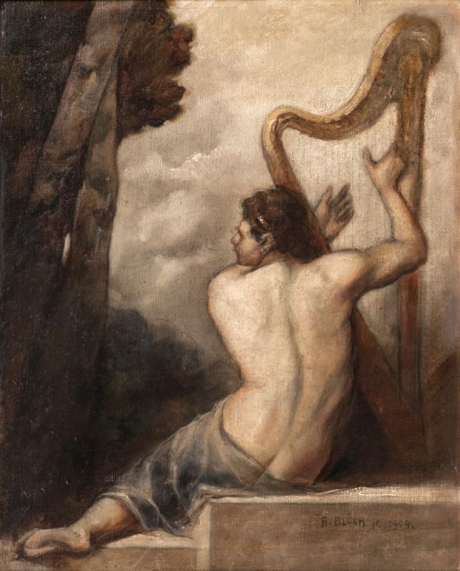 Young Man with Harp