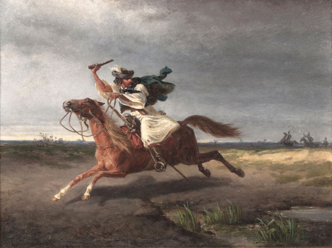 Highwayman escaping