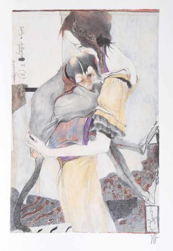 Utamaro - Die Bergfrau Yamauba und das Riesenkind Kintaro - Bild 2