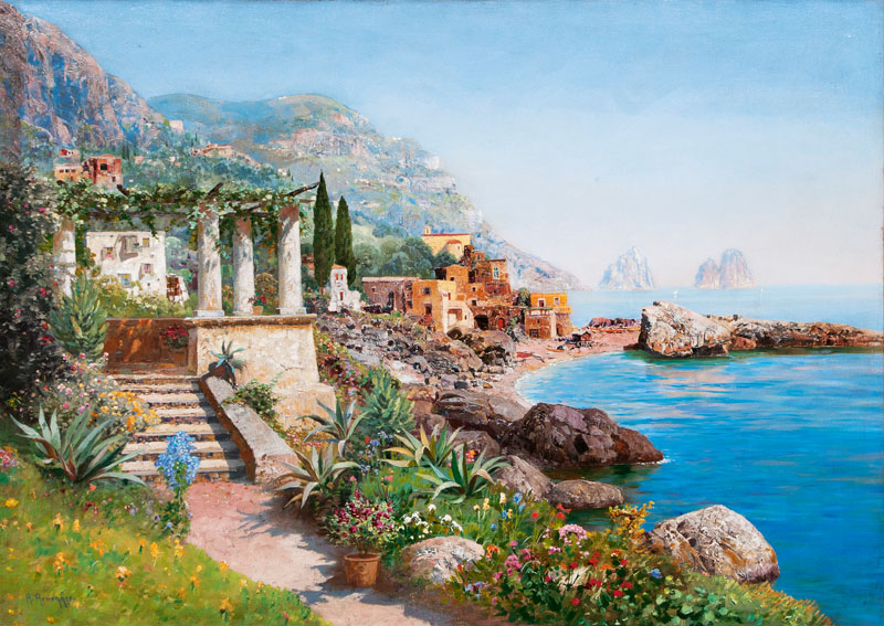 Capri wiht the Faraglioni