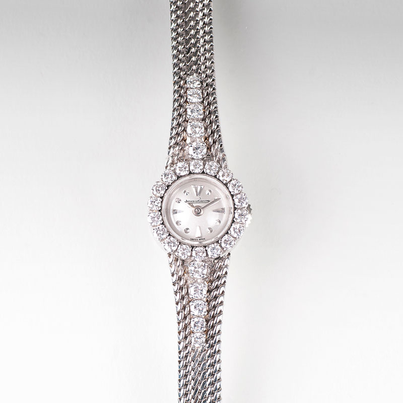 Jaeger-LeCoultre - Vintage Damen-Armbanduhr mit Brillant-Besatz Vintage Damen-Armbanduhr mit Brillant-Besatz