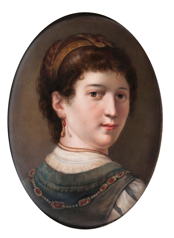 Porzellanbild 'Saskia' nach Rembrandt van Rijn - Bild 2
