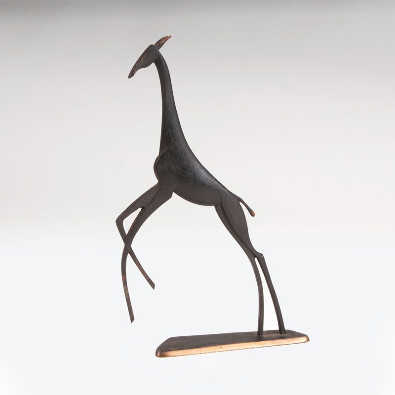 Skulptur 'Schreitende Giraffe'
