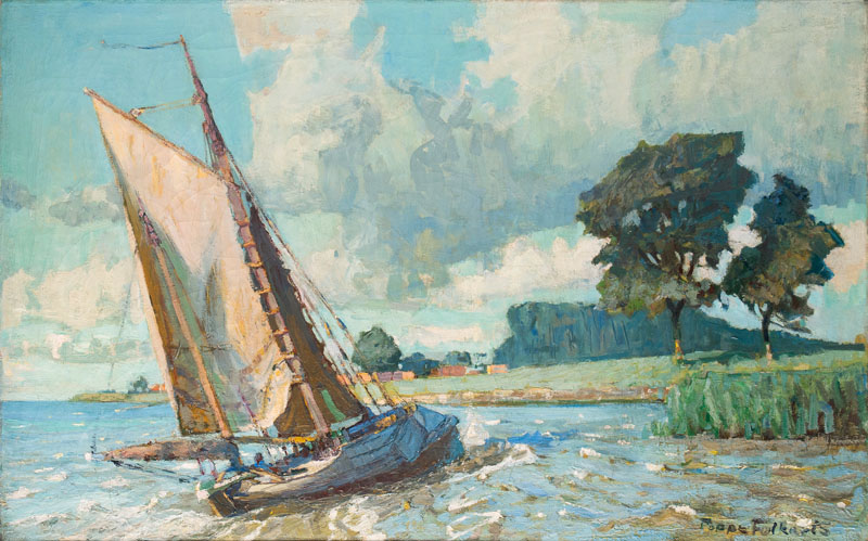 Fishing Boat on the Leda