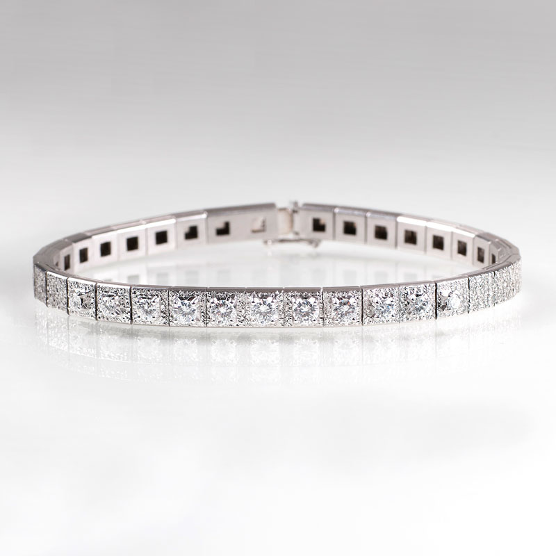 A diamond bracelet