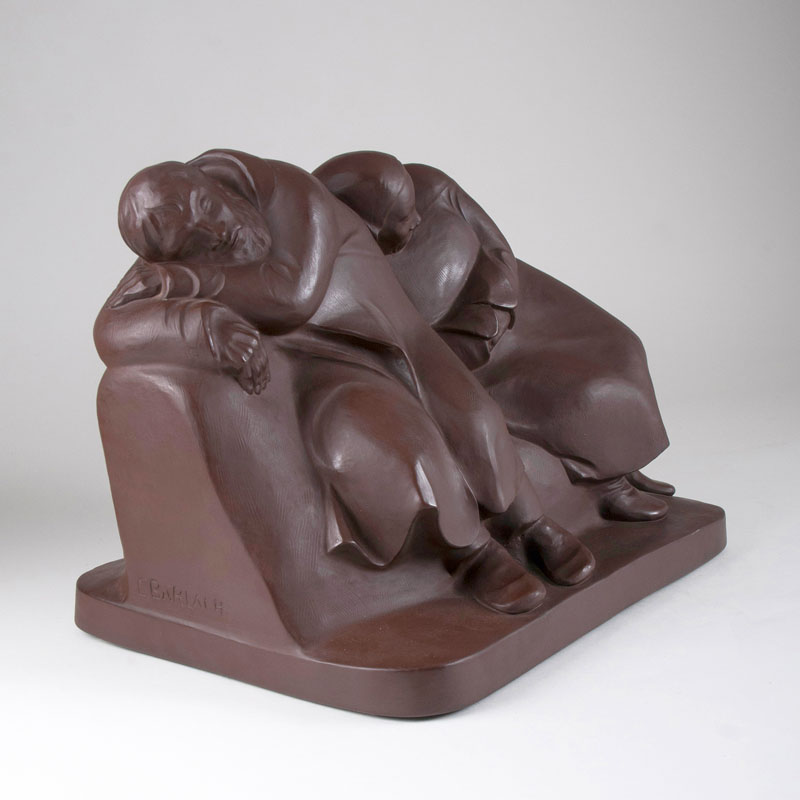 A sculpture group 'Sleeping vagrants' or 'Sleeping pair of farmers' - image 2