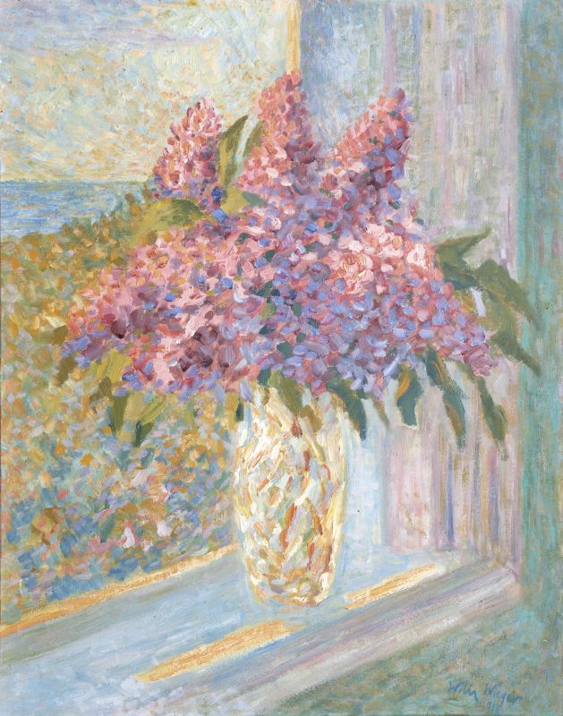 Flowers by a Window