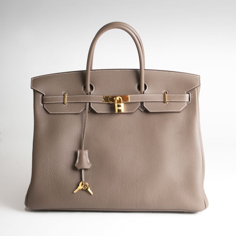 A 'Birkin Bag', 40 Veau Togo, Etoupe