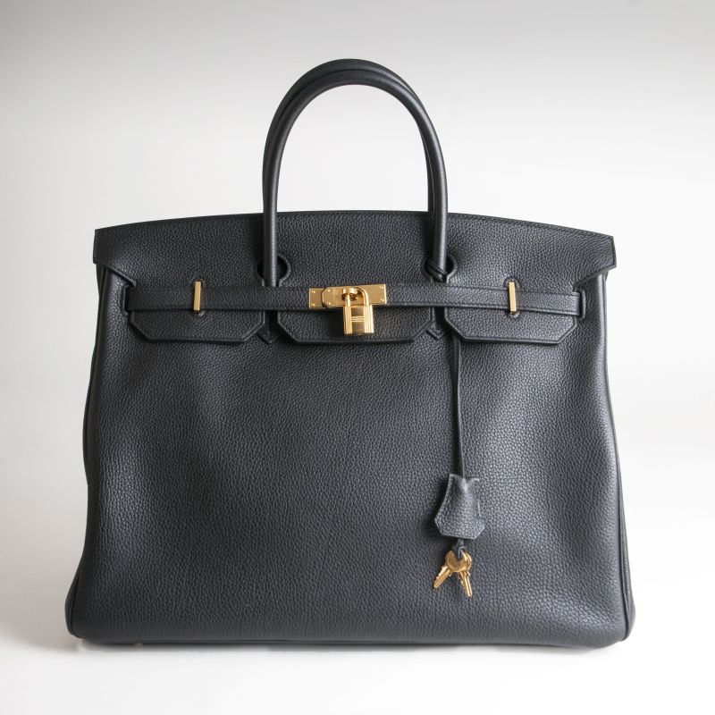 'Birkin Bag', 40 Veau Togo, Noir