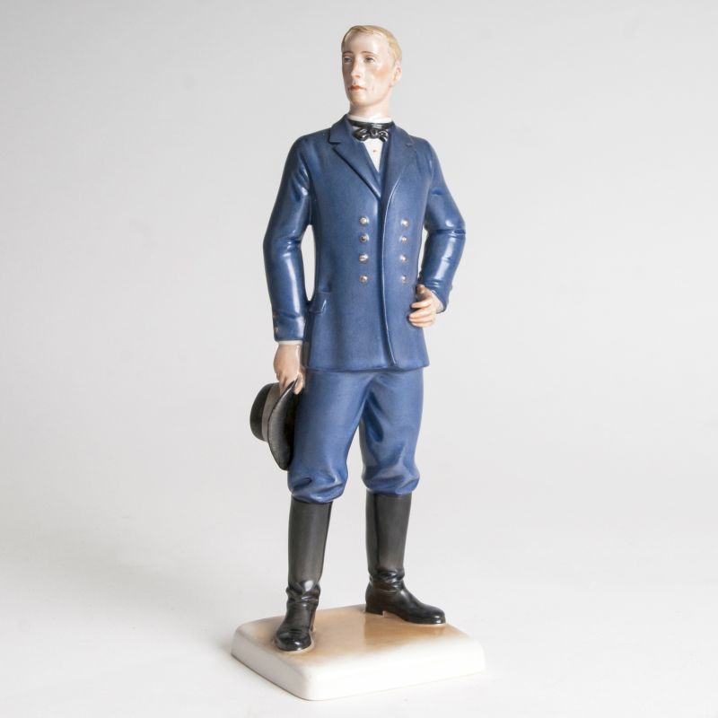 A porcelain figure 'Frisian farmer' for Allach