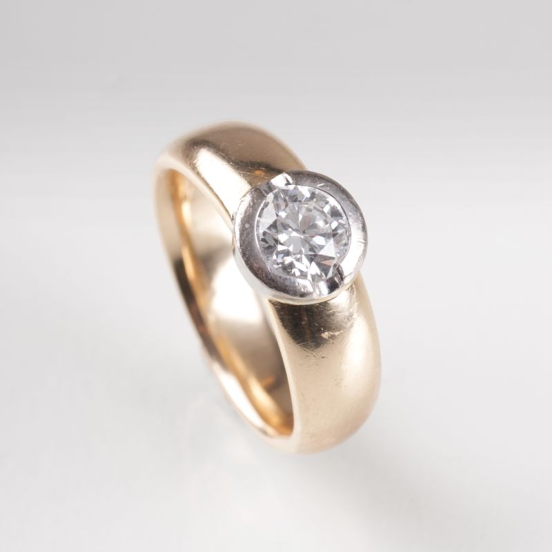 A solitaire ring