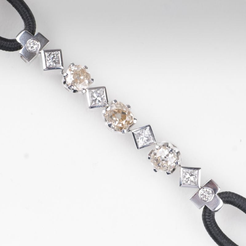 A diamond bracelet