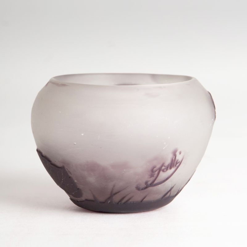 A miniature vase with violets - image 2