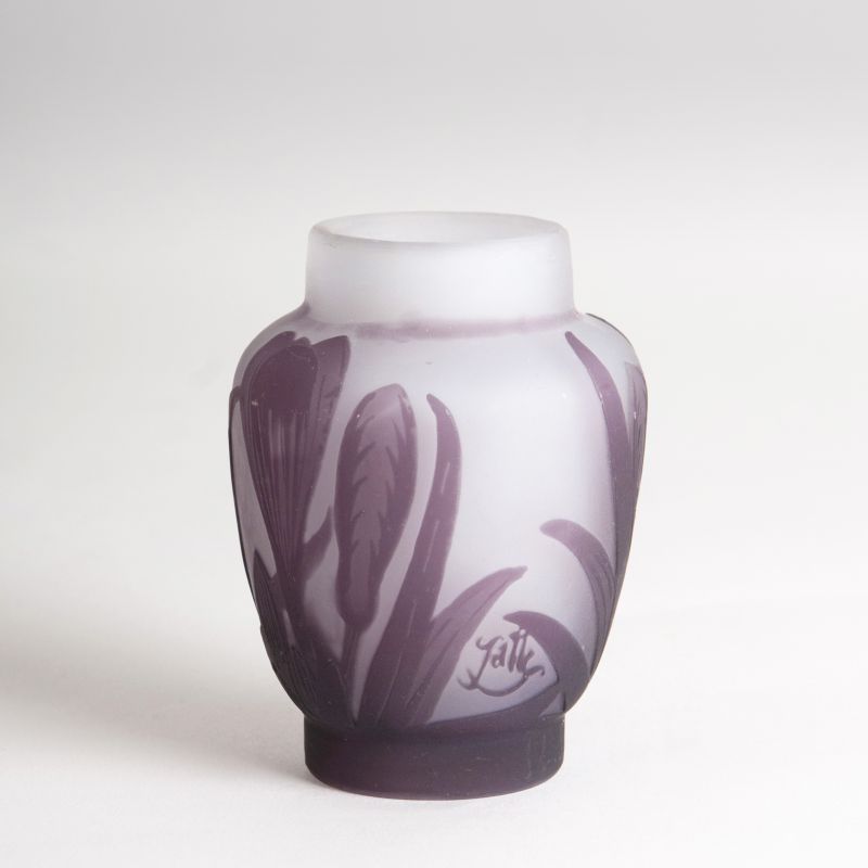 A miniature vase with crocusses - image 2