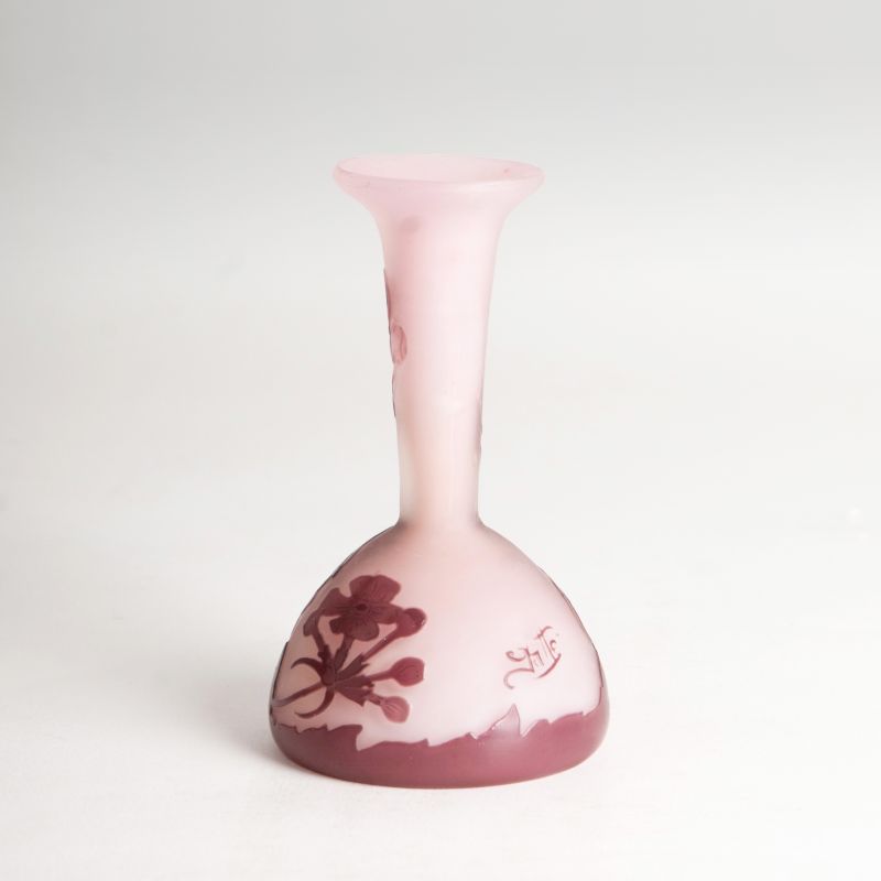 A miniature vase 'soliflore' with primroses - image 2