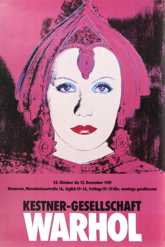Zwei Plakate: Andy Warhol und Kunst &Comic