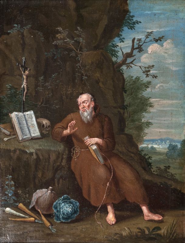 Flämischer Meister, tätig Anfang 18. Jh. - St. Jerome in the Wilderness St. Jerome in the Wilderness