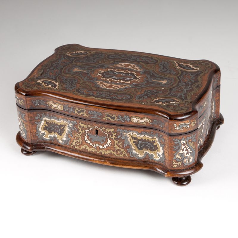 A richly inlaid box