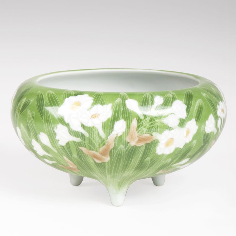 A porcelain koro with hyacinths - image 2