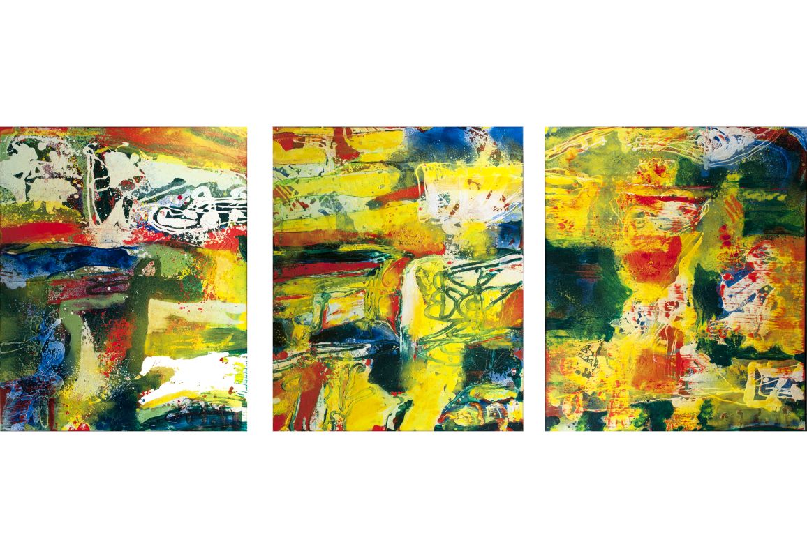 Triptych: Three Abstract Composition