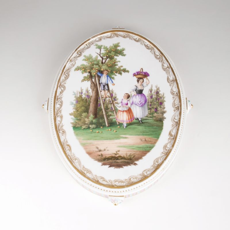 A Berlin porcelain plaque with genre scene - image 2