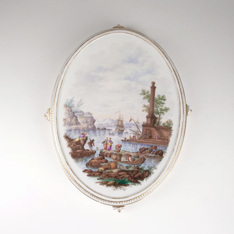 A Berlin porcelain plaque with Kauffahrtei scene - image 2