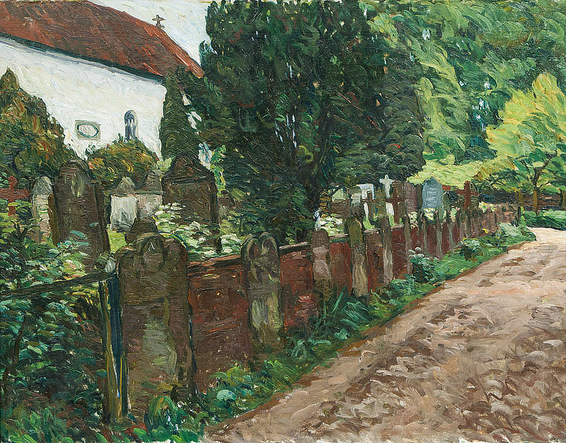Churchyard Wall in Fischerhude