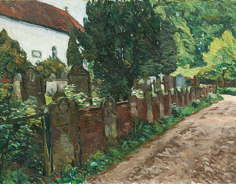 Churchyard Wall in Fischerhude