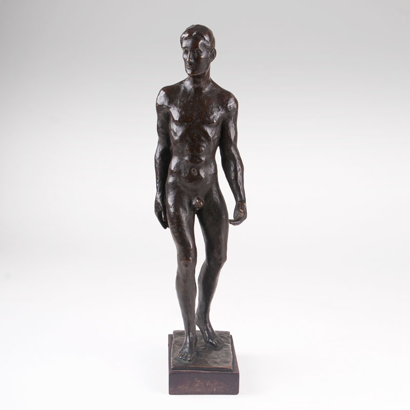 Bronzefigur 'Schreitender männlicher Akt' - Bild 2